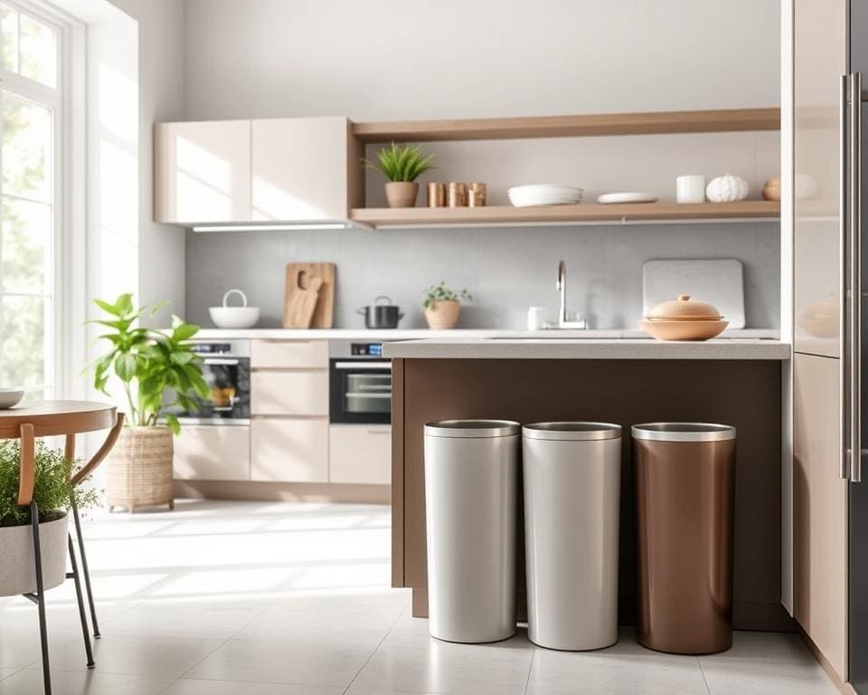 Afvalemmers die stijl en gemak combineren in de keuken