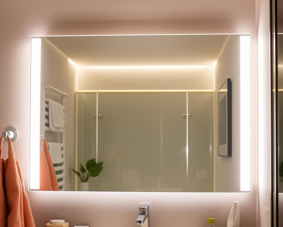 Badkamerspiegels die design en helderheid toevoegen