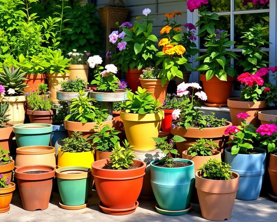 Tuinpotten voor een groene en kleurrijke buitenruimte