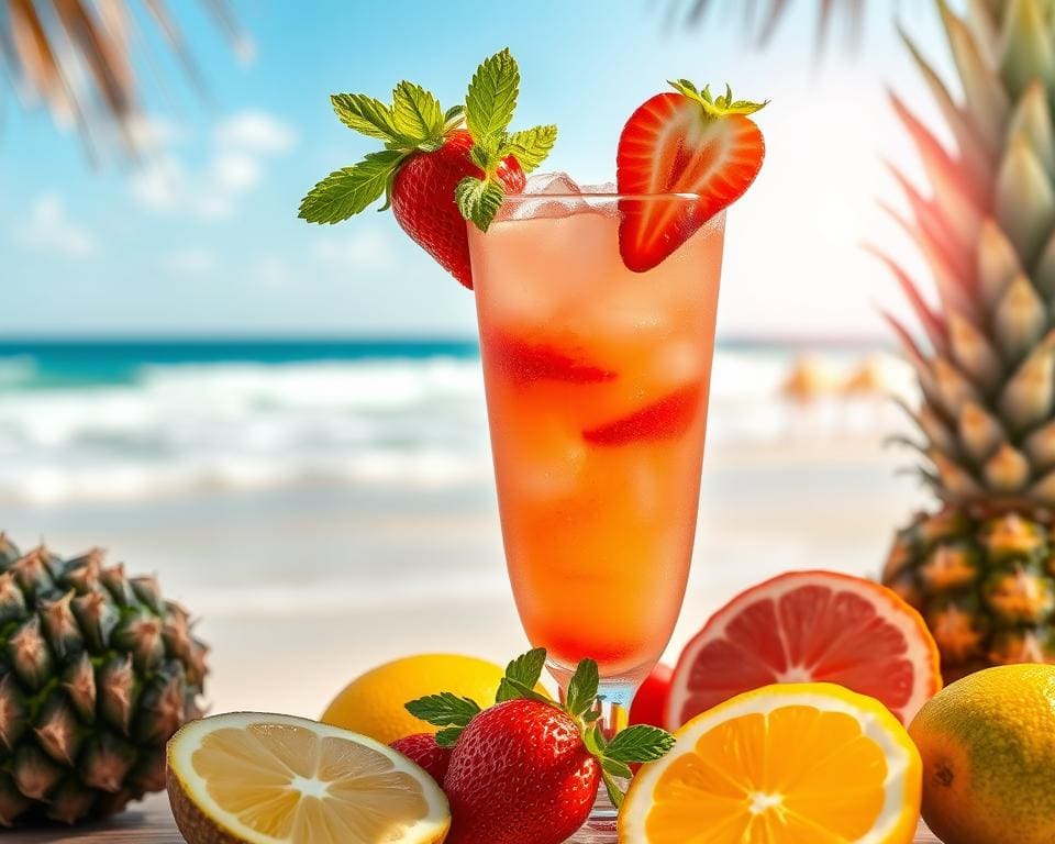 Aardbei Daiquiri: Fris, fruitig en kleurrijk