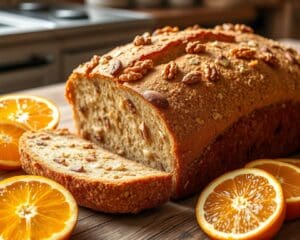 Brood met noten en een vleugje sinaasappel