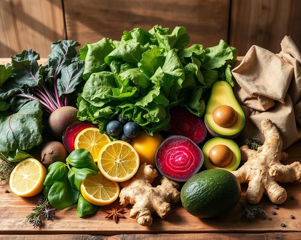 Detox je lever met gezonde voeding