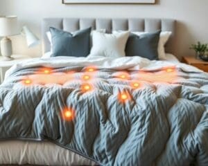 Elektrische dekens met afzonderlijke verwarmingszones