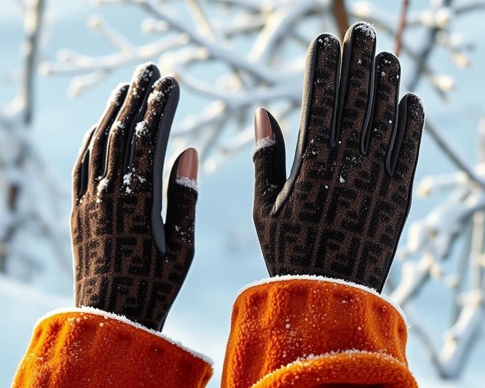 Fendi handschoenen: Voor een stijlvolle winter