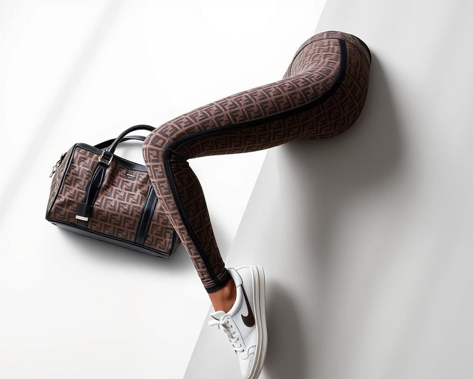 Fendi leggings: Voor sportieve luxe