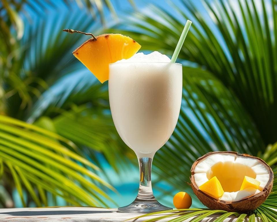 Frozen Coconut Daiquiri: Romig en tropisch