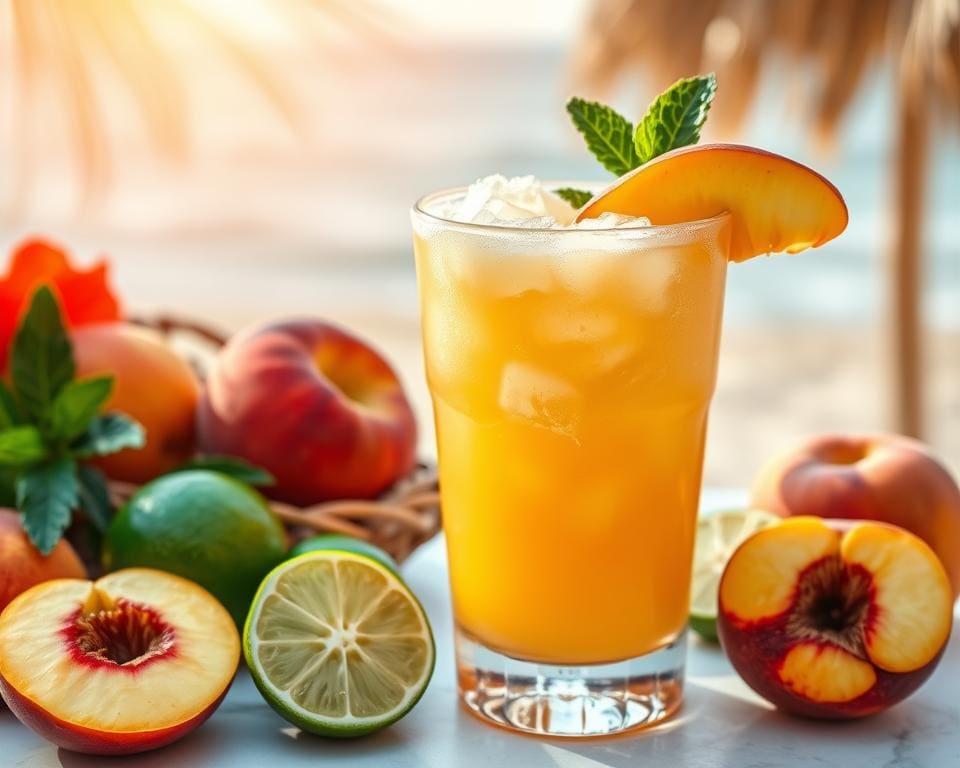 Frozen Peach Margarita: Zomer in een glas