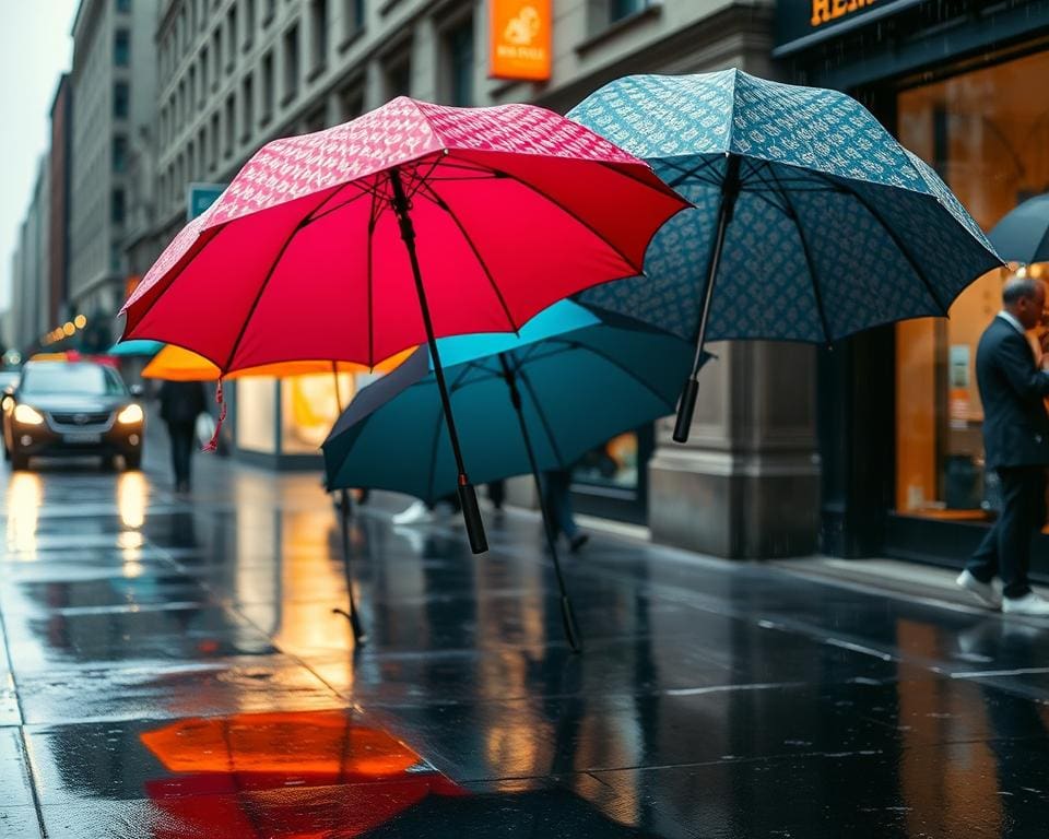 Hermès paraplu's: Voor stijlvolle regendagen