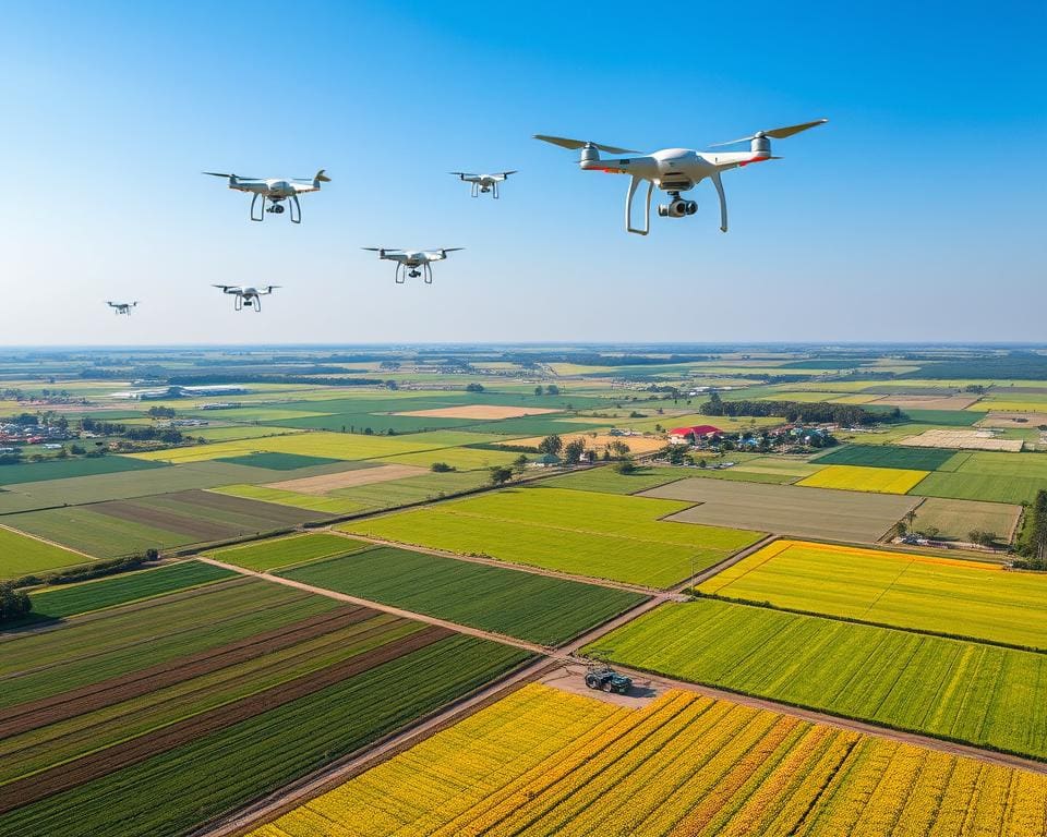 Hoe dragen drones bij aan slimme landbouwsystemen?