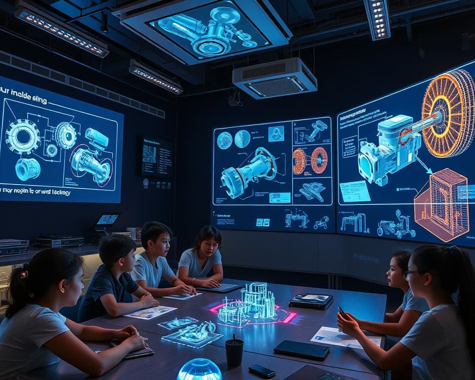 Hoe dragen holografische displays bij aan technische lessen?