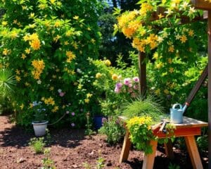 Hoe groeit de kamperfoelie het beste?