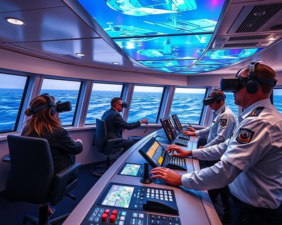 Hoe helpt VR bij het trainen van scheepspersoneel?