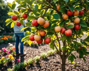 Hoe verzorg je de sierappel in de tuin?