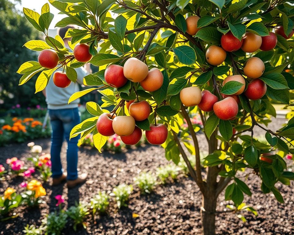 Hoe verzorg je de sierappel in de tuin?