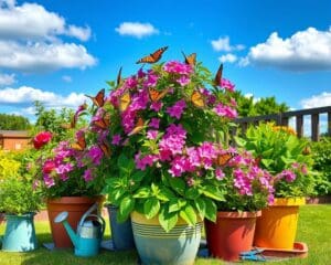 Hoe verzorg je een vlinderstruik in potten?