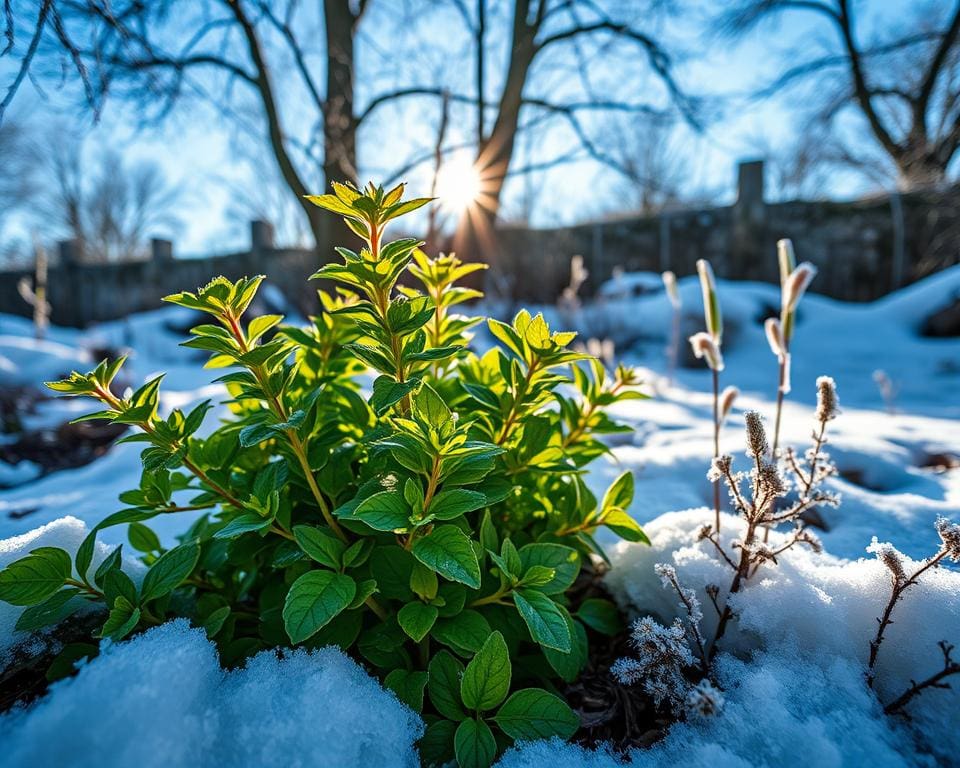 Kan de citroenverbena buiten overwinteren?