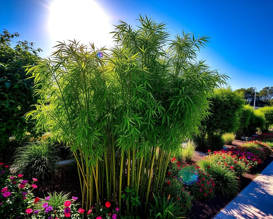 Kun je bamboe in de volle zon planten?