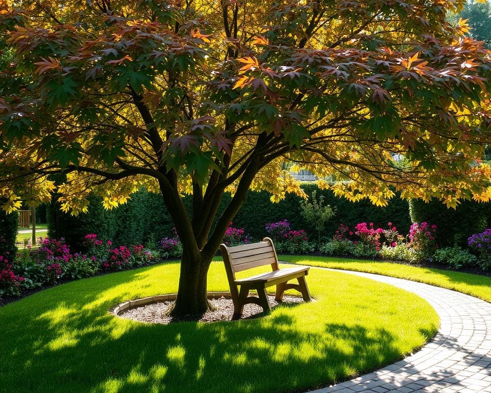 Kun je een esdoorn in een kleine tuin planten?