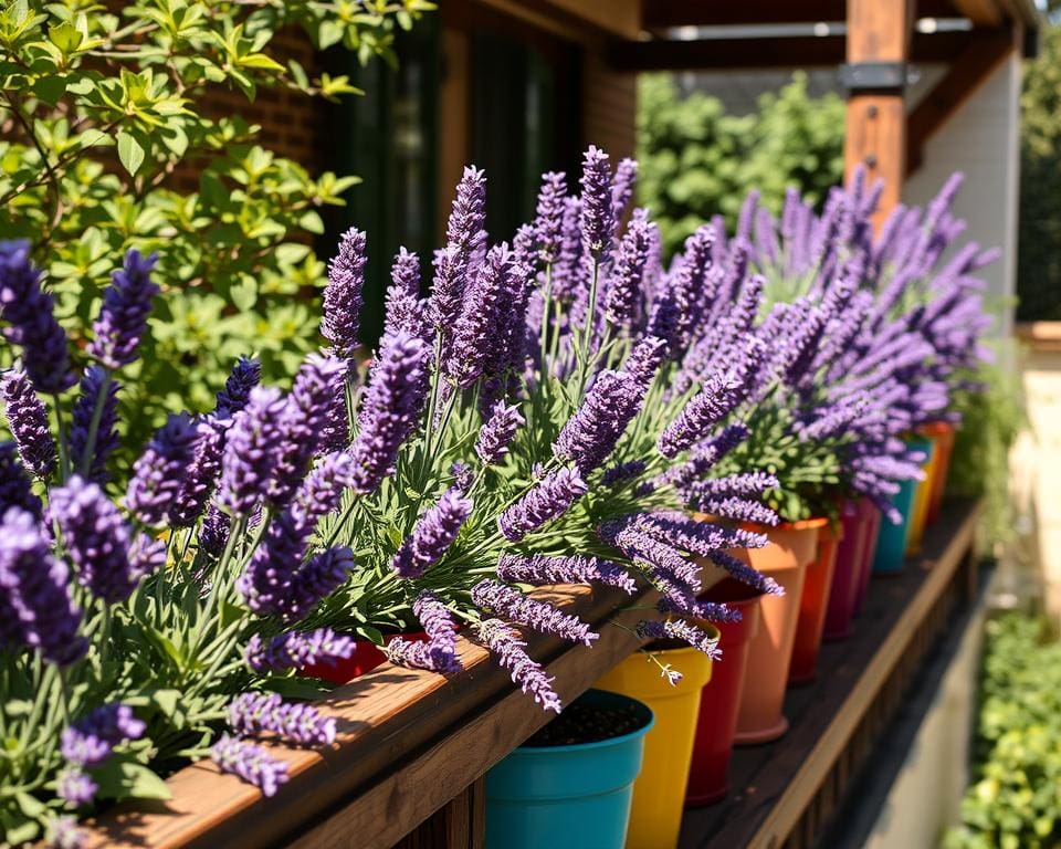 Kun je lavendel kweken op een balkon?