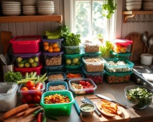 Maaltijden voorbereiden voor drukke weken