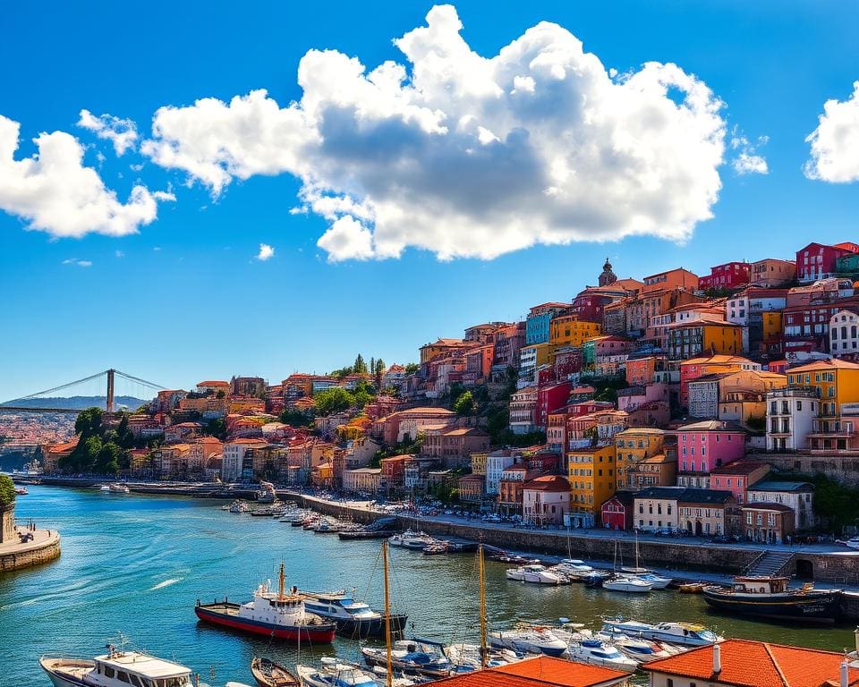 Porto: kleurrijke huizen en havenpanorama's