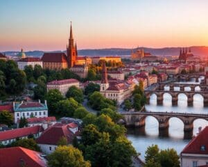 Praag: gouden torens en romantische bruggen