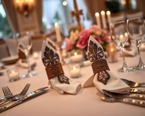 Servetringen die elegantie toevoegen aan je dinertafel