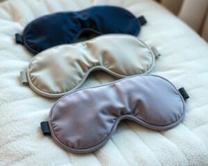 Slaapmaskers met een zachte, ademende stof