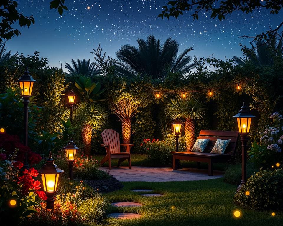 Tuinlampen voor sfeervolle verlichting in je tuin