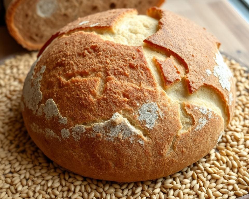Volkoren speltbrood met een krokante korst