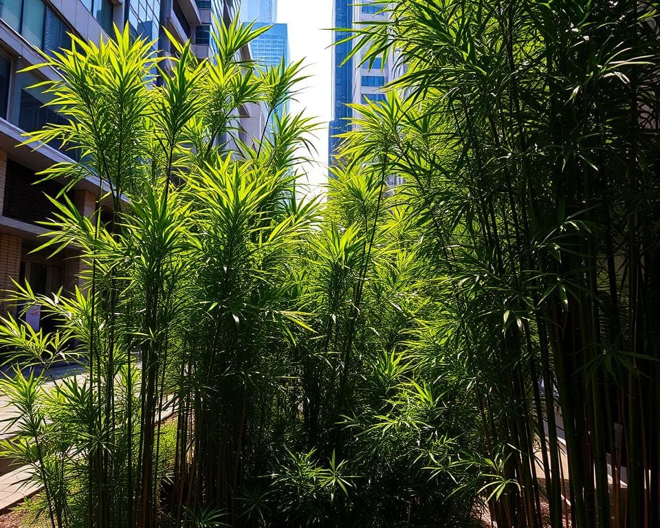 Waarom is bamboe populair in stadstuinen?