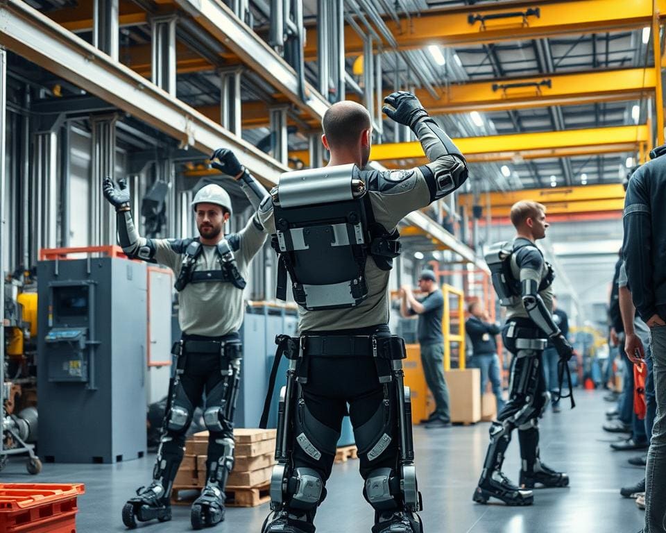 Wat zijn de voordelen van exoskeletten in industriële sectoren?