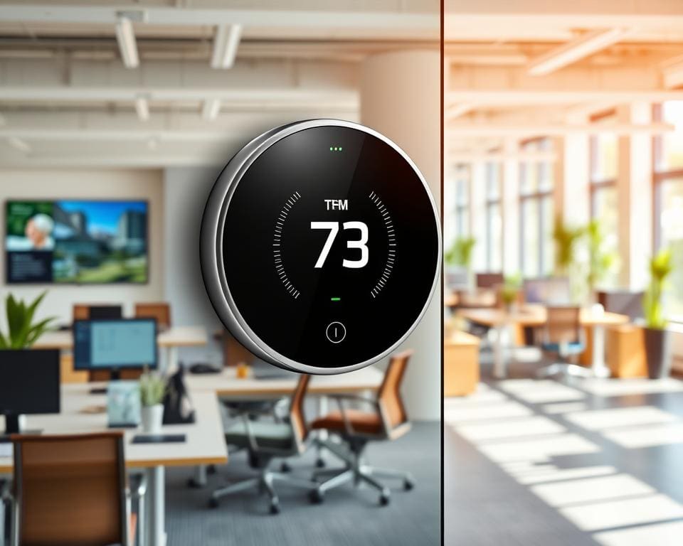 Wat zijn de voordelen van intelligente thermostaten voor kantoren?