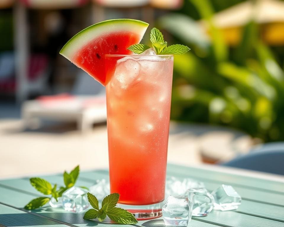 Watermeloen Spritz: Frisse zomerse drank