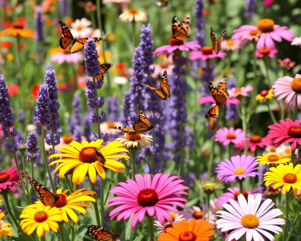 Welke bloemen trekken vlinders aan?