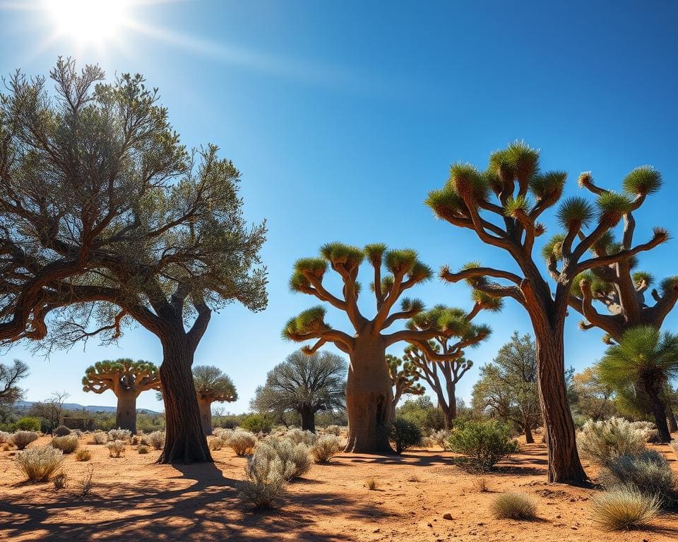 Welke bomen zijn bestand tegen droogte?