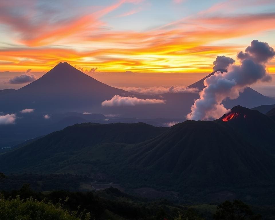 vulkanen in Ecuador