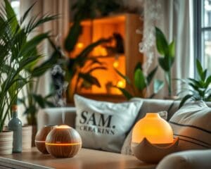 Aromatherapie voor een rustgevende thuisomgeving