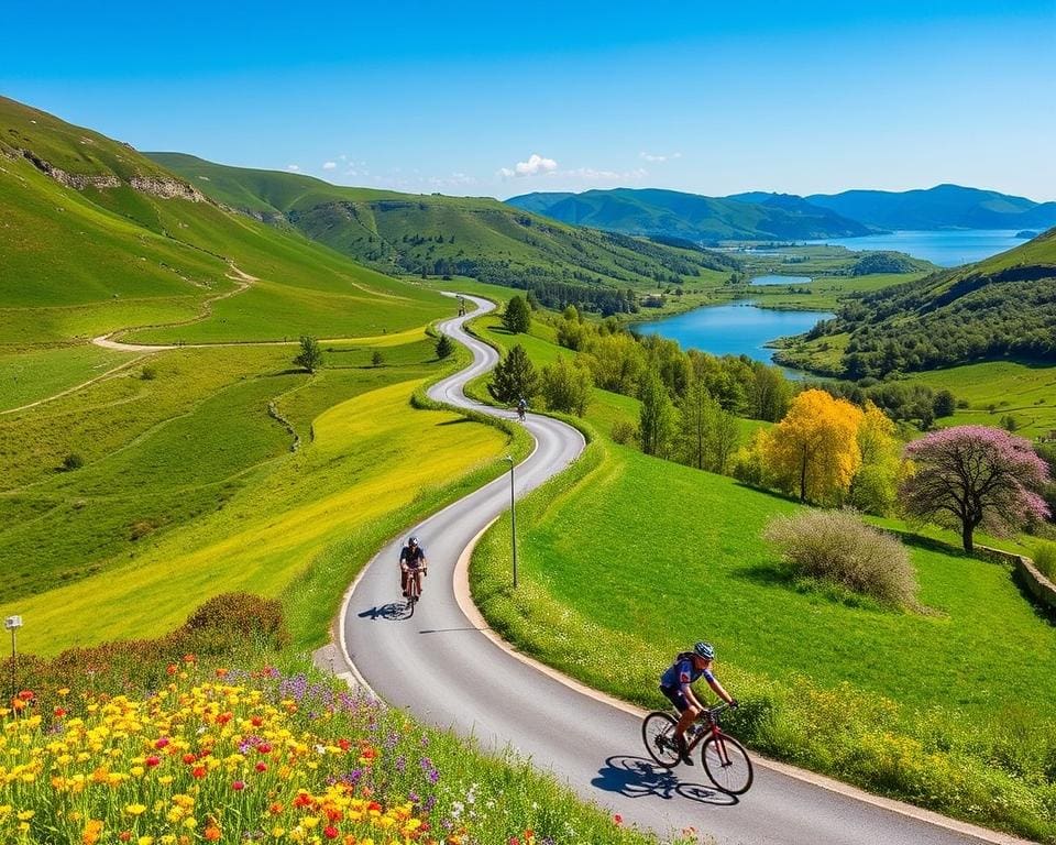 Beste fietsroutes voor een actieve levensstijl