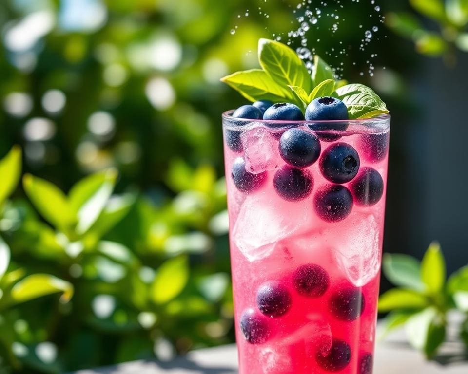 Blueberry Basil Spritz: Fris, fruitig en kruidig