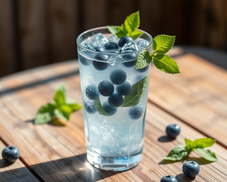 Blueberry Basil Spritz recept