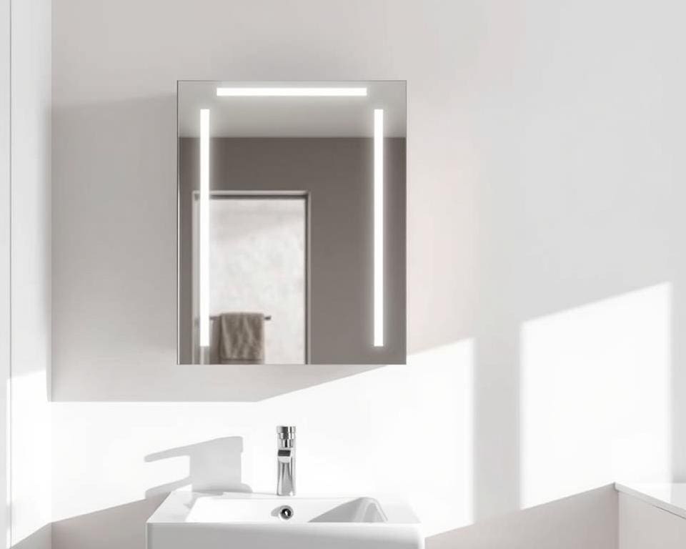 Compacte badkamerkast met spiegel: stijl en functionaliteit