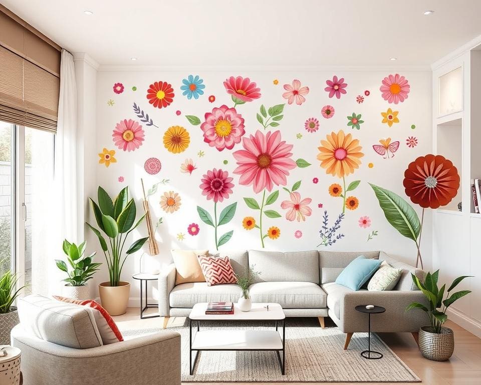 Decoratieve muurstickers: snelle make-over voor je interieur