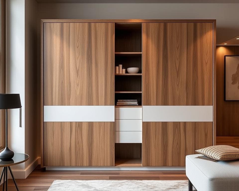 Design kast met schuifpanelen: modern en ruimtebesparend