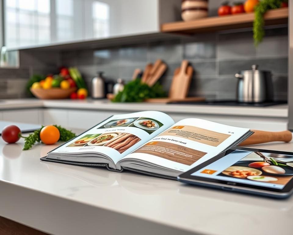 Digitale kookboeken: recepten met interactieve stappen