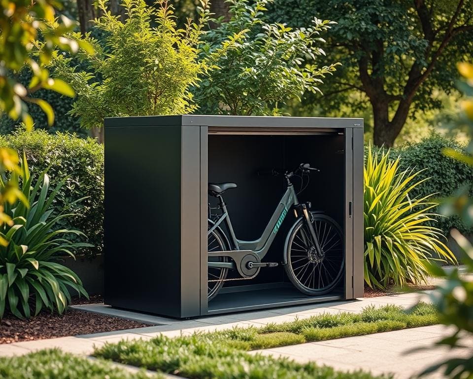 Elektrische fietsopbergbox: veilig en droog opbergen