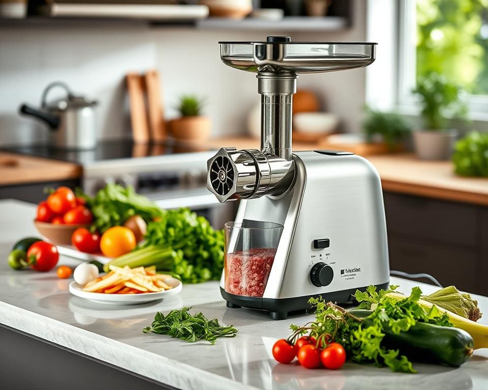 Elektrische gehaktmolen: vers koken met gemak