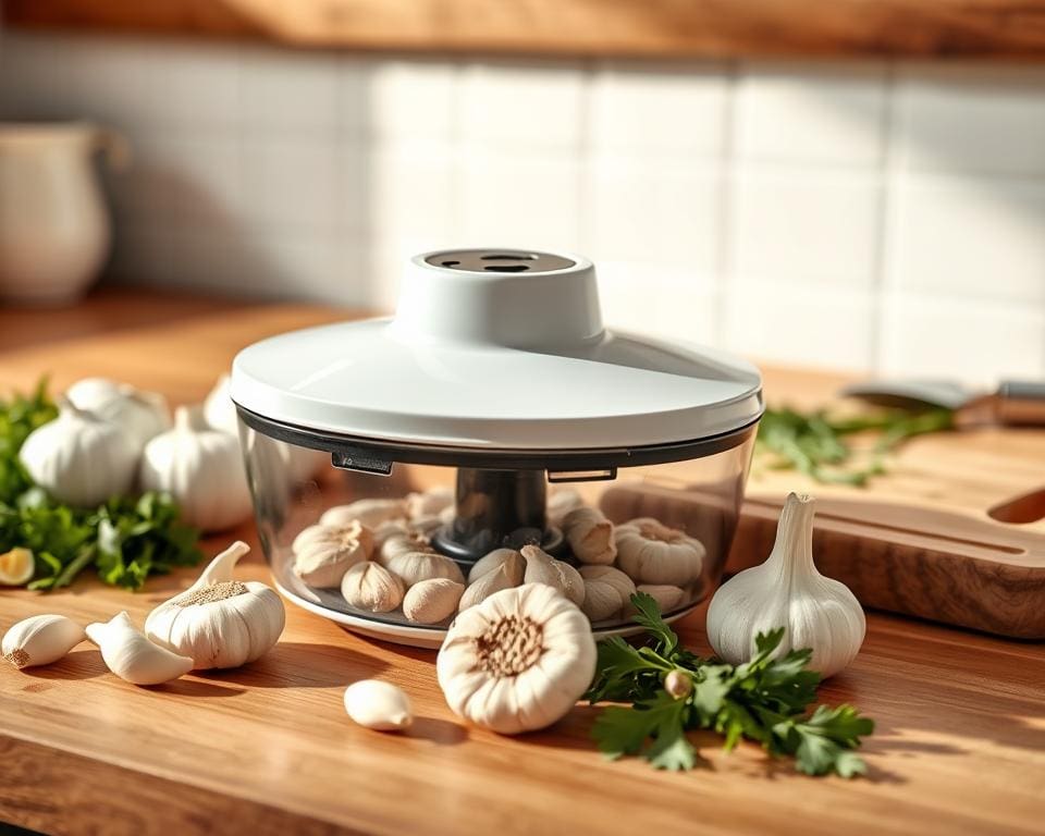 Elektrische knoflookhakker: snel en moeiteloos koken