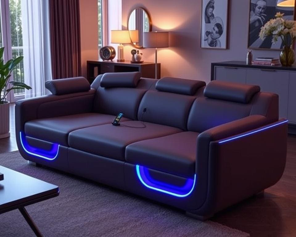 Elektrische loungebank met USB-oplader: comfort en technologie