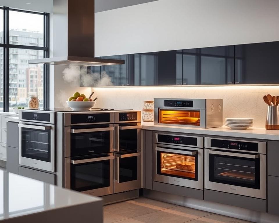 Elektrische ovens met stoom- en warmhoudfuncties